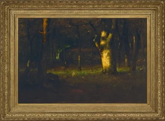 Coucher de soleil dans les bois, 1891